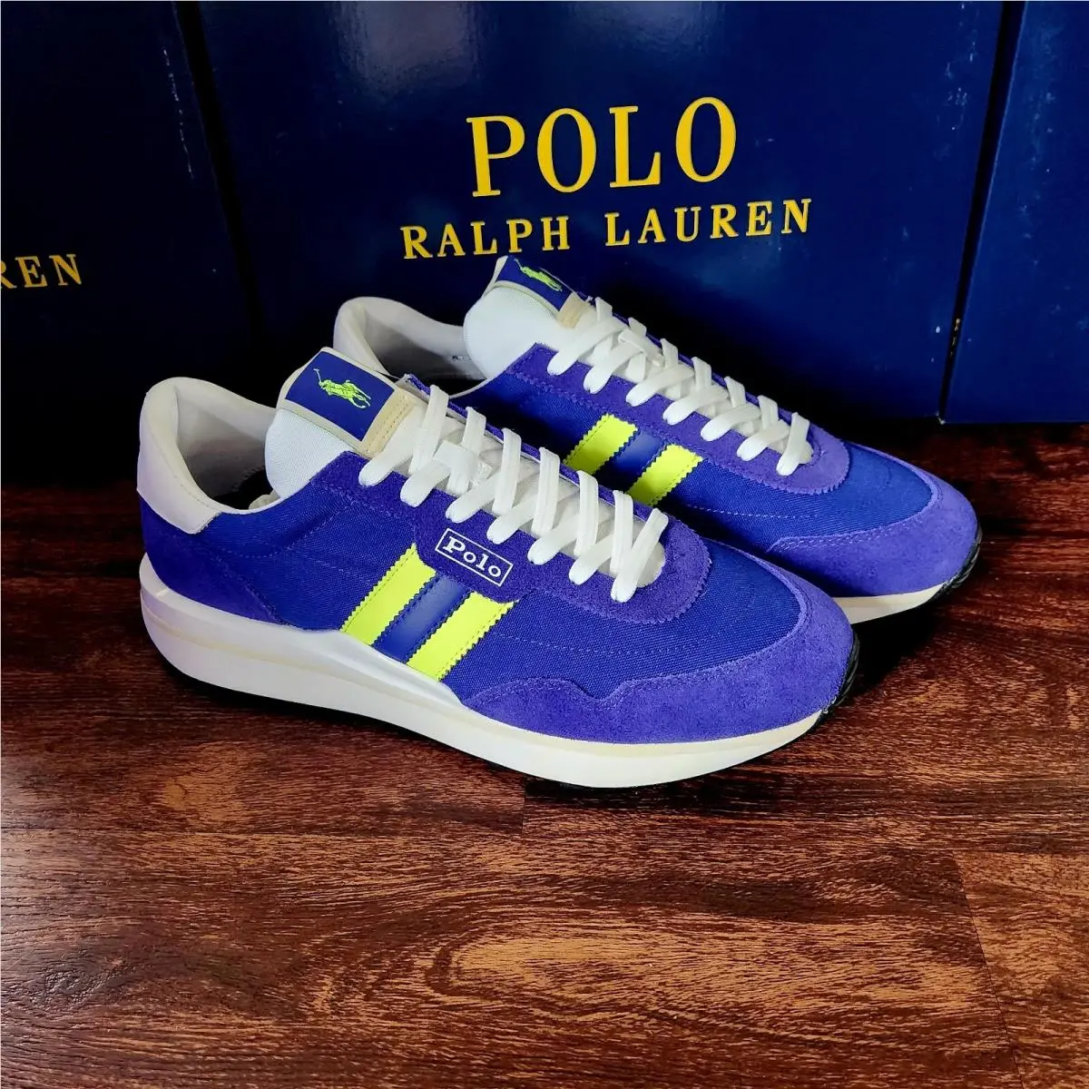 Ralph Lauren shoes - POLO RALPH LAUREN TRAIN 89 - 91773001 100 - Blue 16
