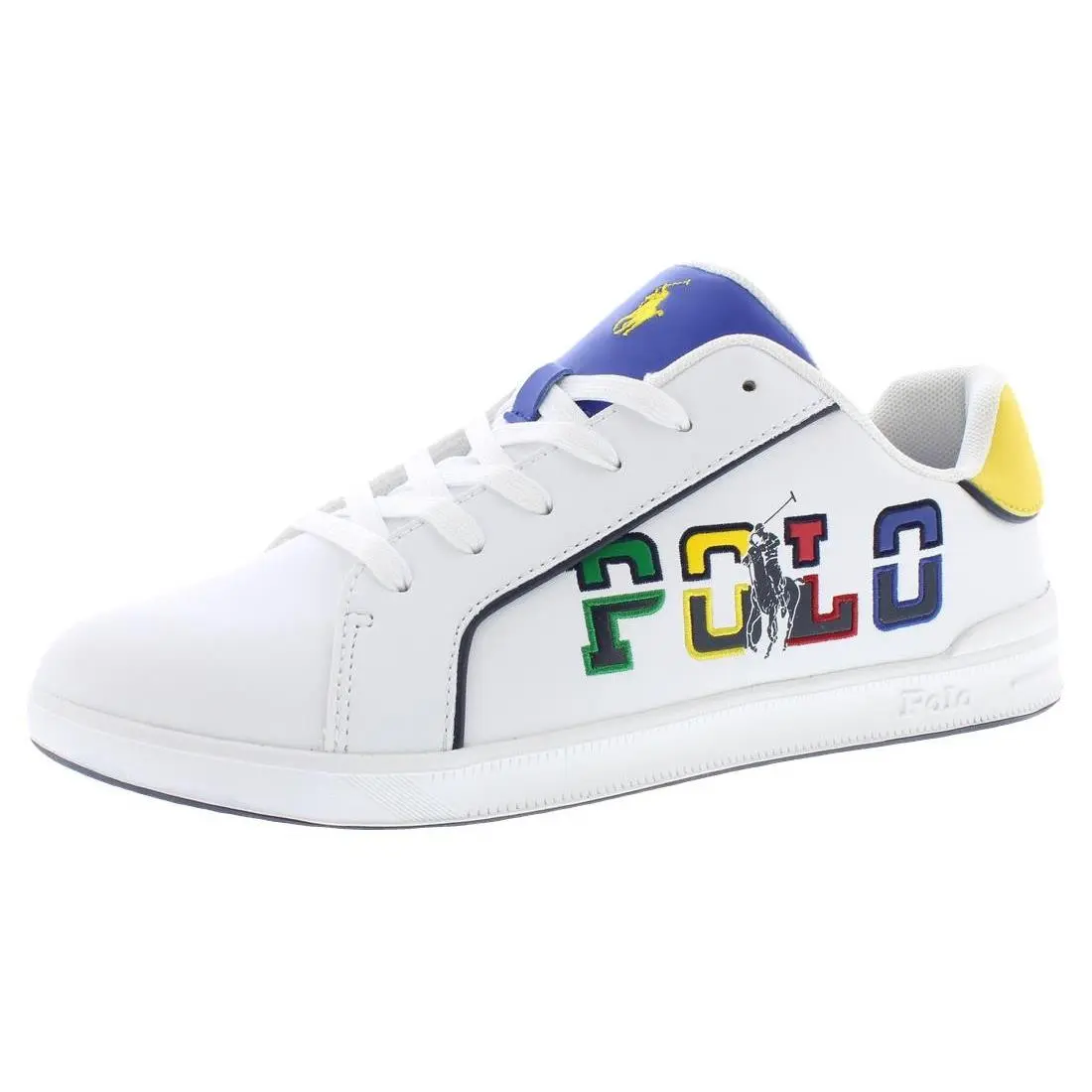 Ralph Lauren shoes - RL00598100J - RL00598100J - White/Signal Yellow, Main: White 0
