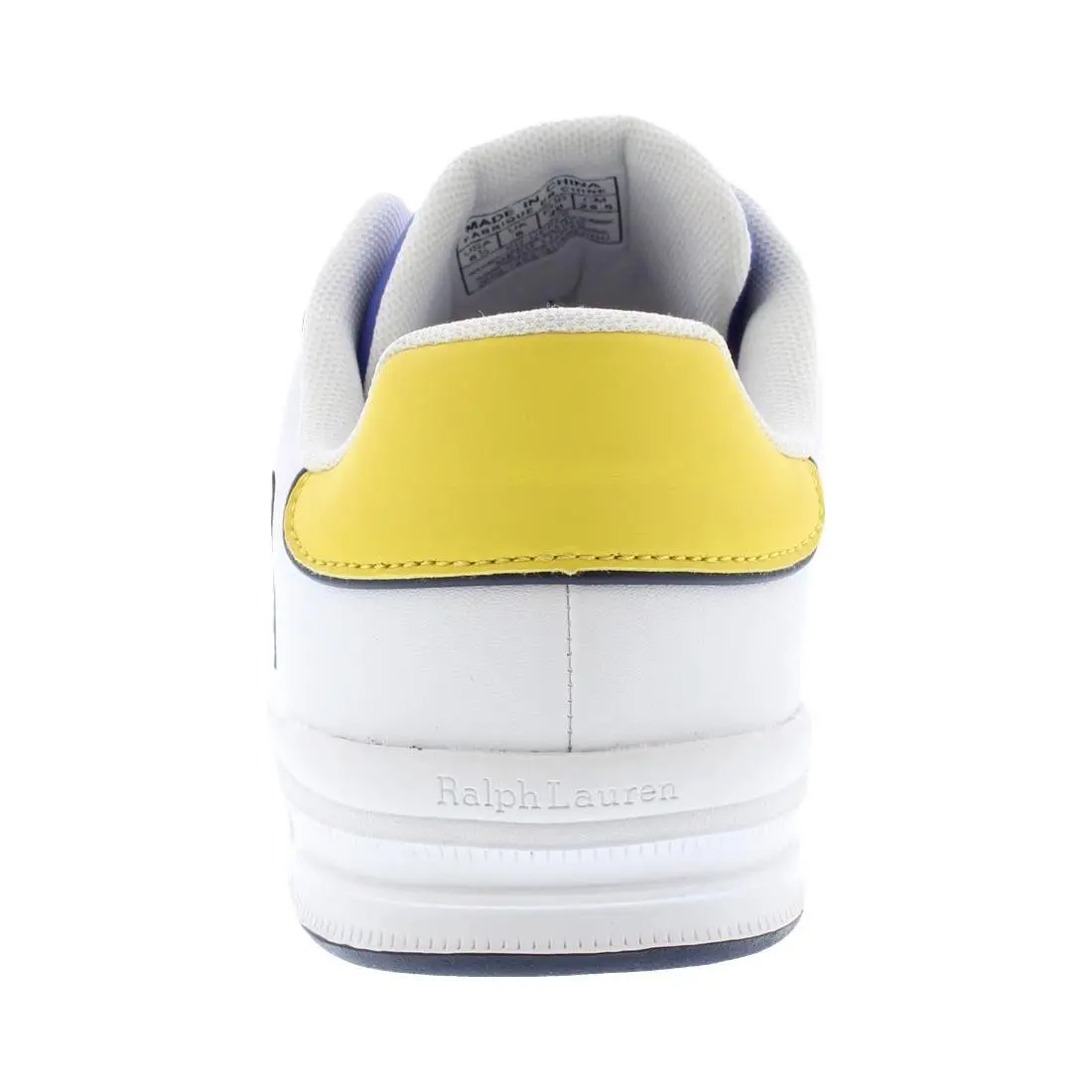 Ralph Lauren shoes - RL00598100J - RL00598100J - White/Signal Yellow, Main: White 2