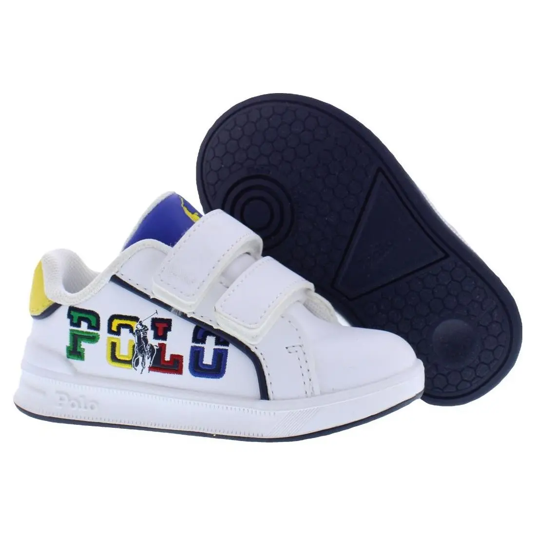 Ralph Lauren shoes - RL00389100T - RL00389100T - White/Signal Yellow, Main: White 3