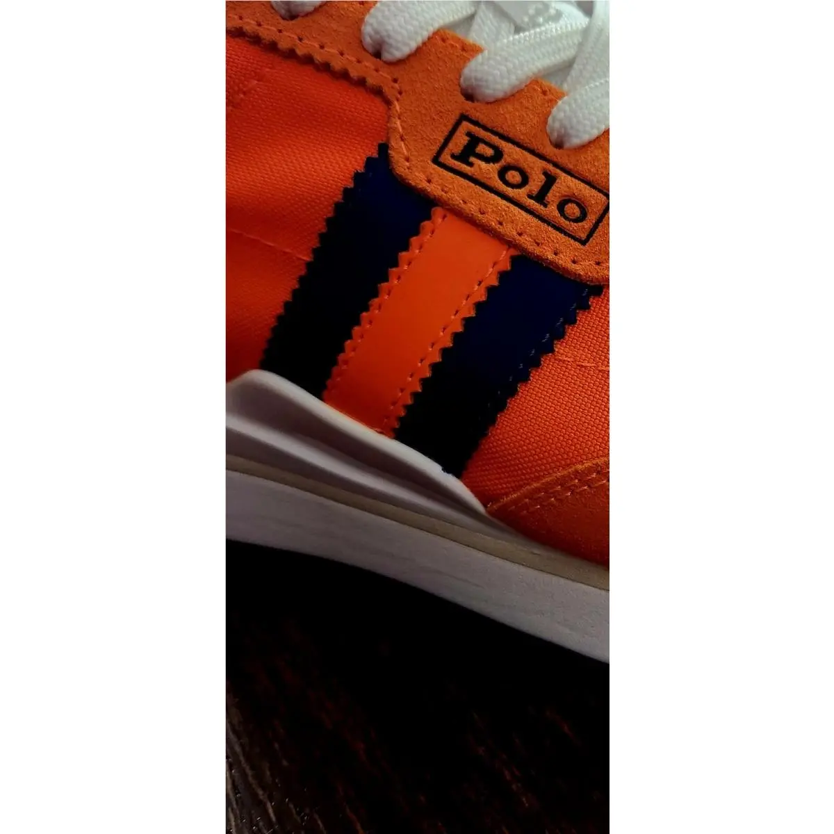 Ralph Lauren shoes - POLO RALPH LAUREN TRAIN 89 - 91773001 100 - Orange 8