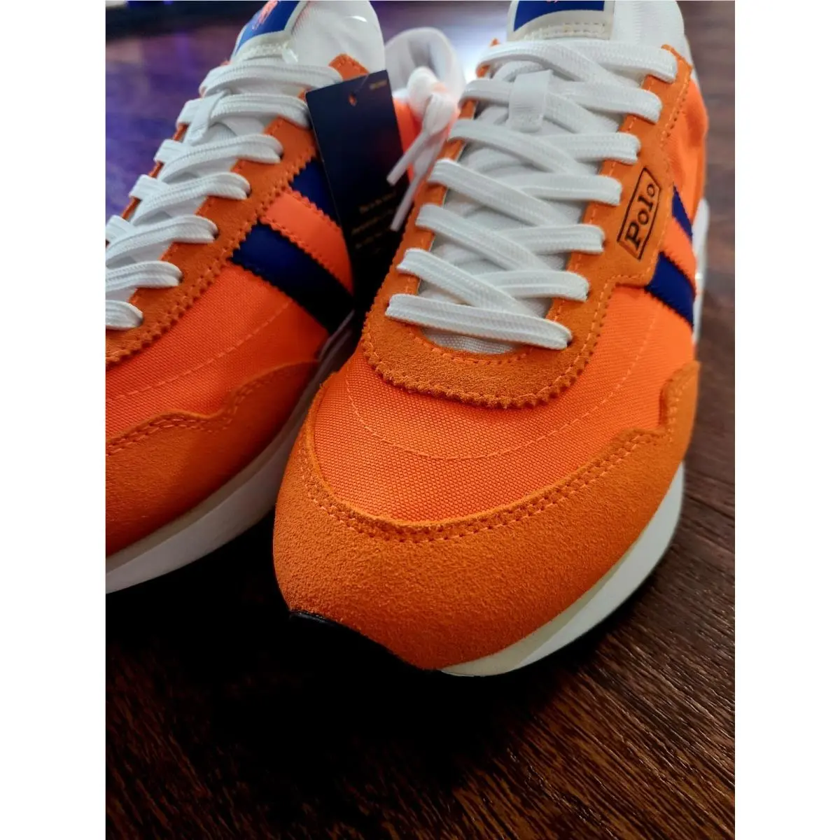 Ralph Lauren shoes - POLO RALPH LAUREN TRAIN 89 - 91773001 100 - Orange 9
