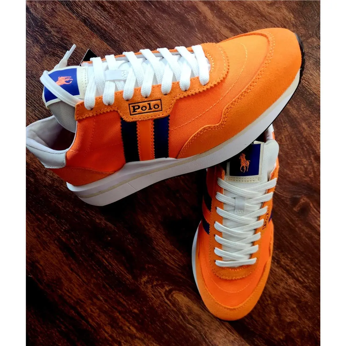 Ralph Lauren shoes - POLO RALPH LAUREN TRAIN 89 - 91773001 100 - Orange 12