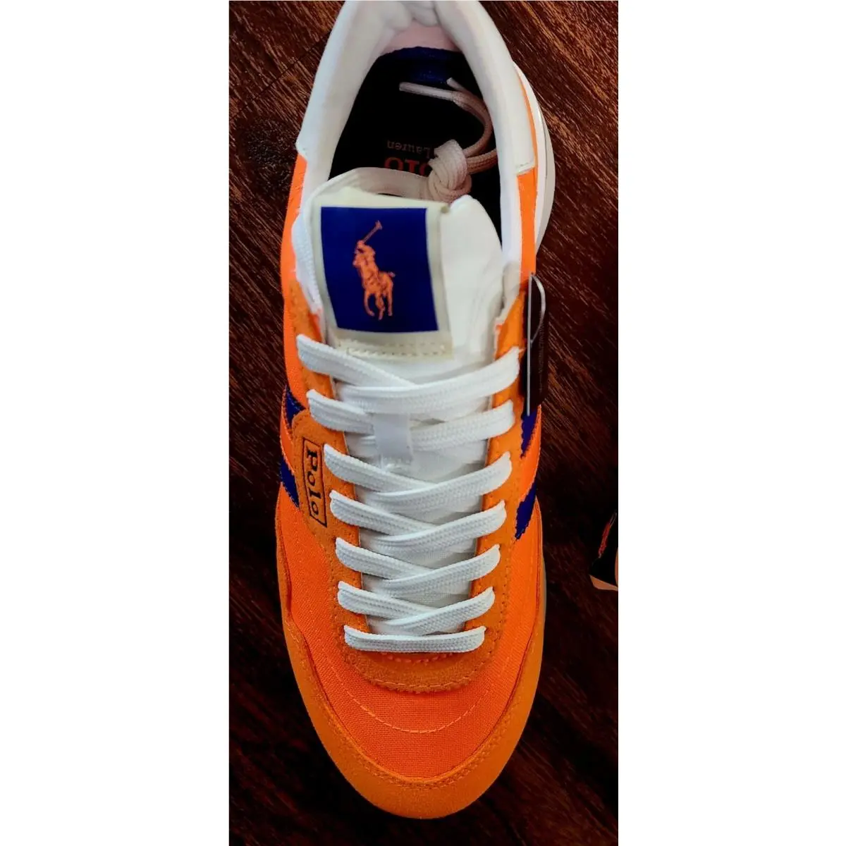 Ralph Lauren shoes - POLO RALPH LAUREN TRAIN 89 - 91773001 100 - Orange 3