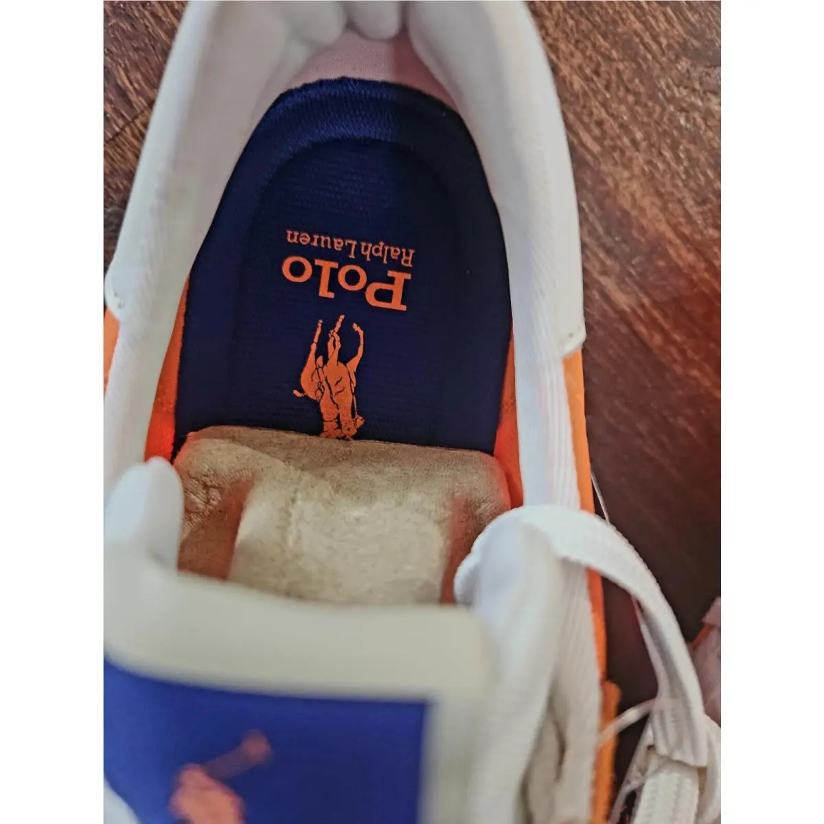 Ralph Lauren shoes - POLO RALPH LAUREN TRAIN 89 - 91773001 100 - Orange 4