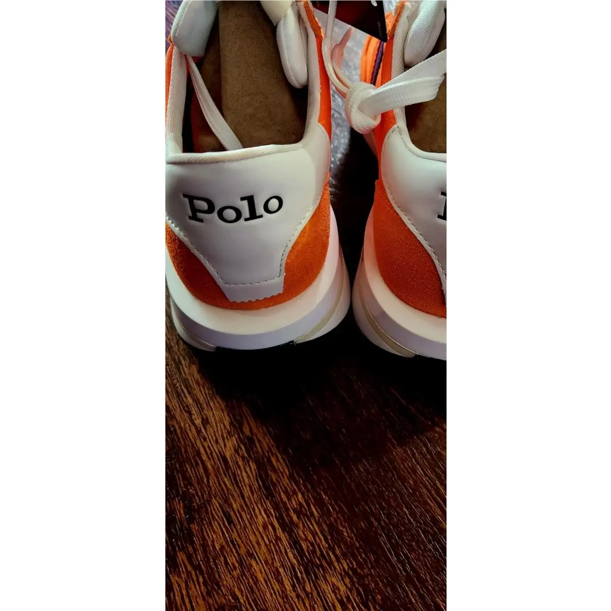 Ralph Lauren shoes - POLO RALPH LAUREN TRAIN 89 - 91773001 100 - Orange 7