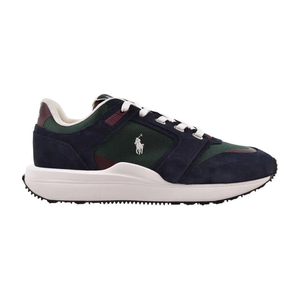 Polo Ralph Lauren Train 89 Suede Men`s Shoes Navy Collegiate Colorblock - Navy Collegiate Colorblock