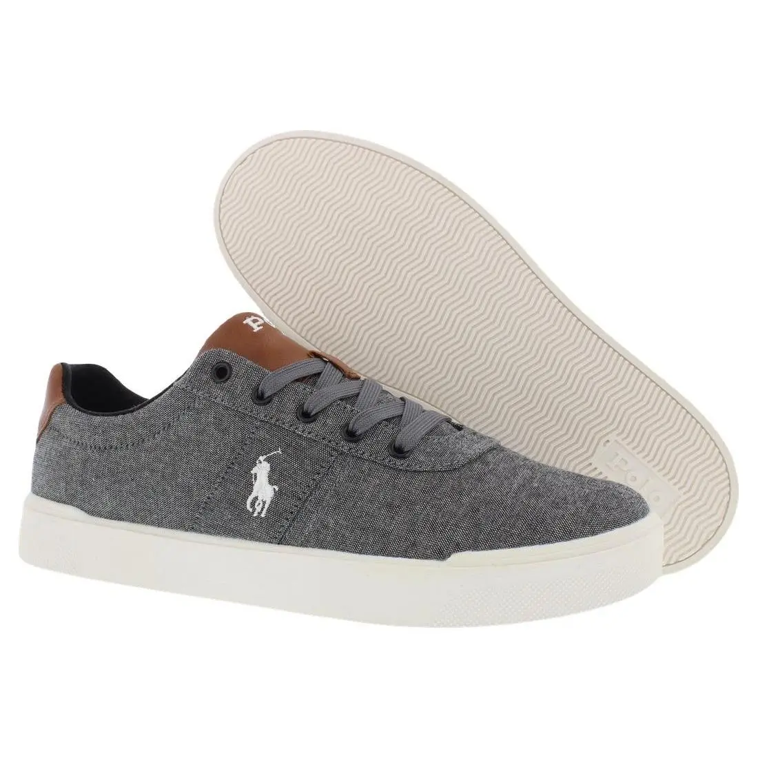 Ralph Lauren shoes - RL01500021J - RL01500021J - Dark Gray/Brown, Main: Grey 3