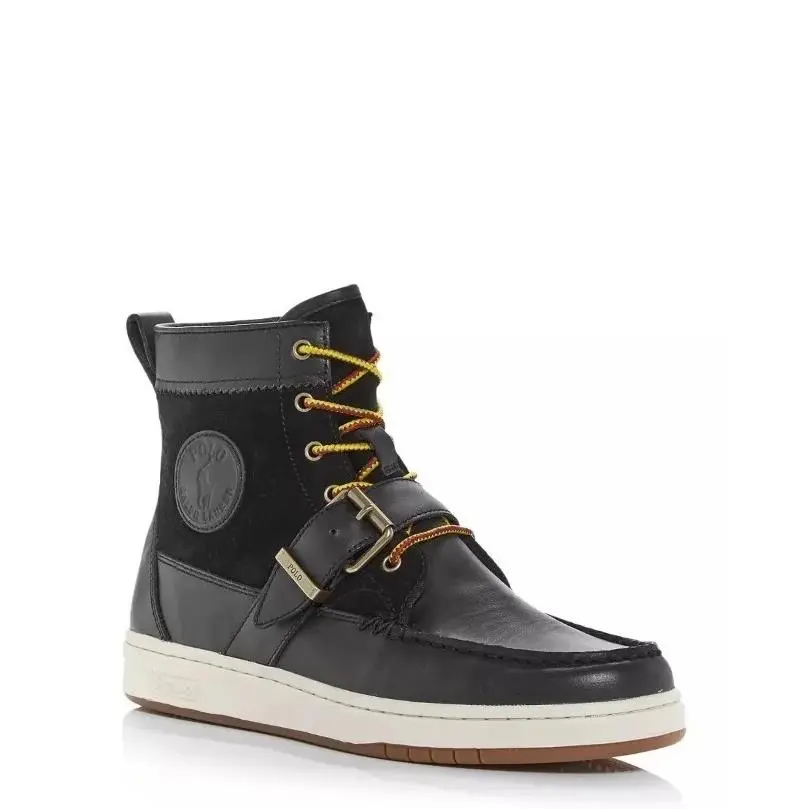 Polo Ralph Lauren Sneaker Ranger Boot Black Size`s 11.5 11 10.5 10