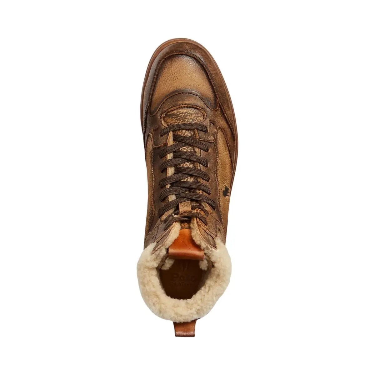 Ralph Lauren shoes - Polo Ralph Lauren Court High Top Sneaker - Brown 6