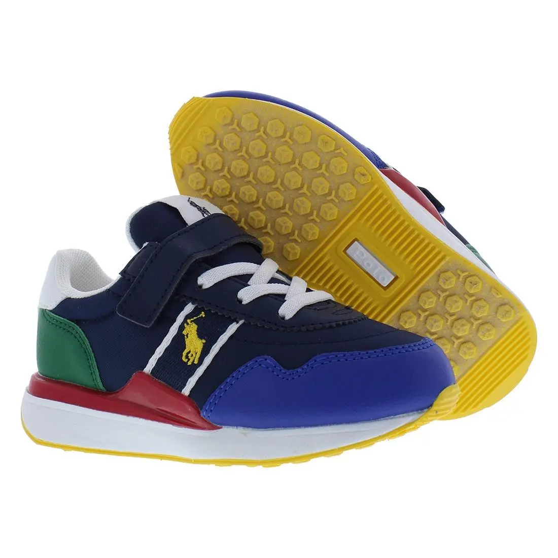 Ralph Lauren shoes - RL00100410T - RL00100410T - Navy/Multi/Yellow, Main: Blue 3