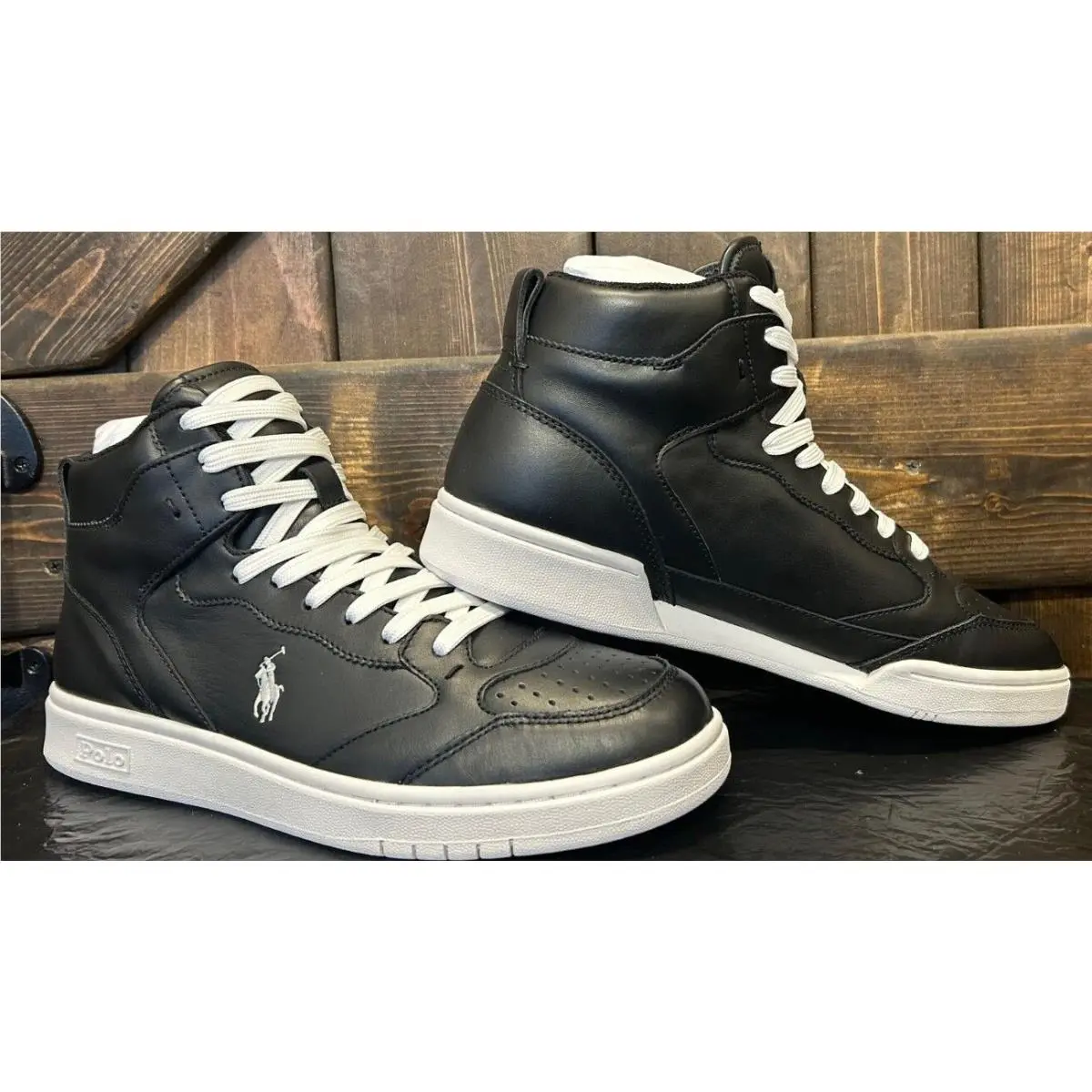 Ralph Lauren shoes - Polo Ralph Lauren Court - Polo Court - Black 7