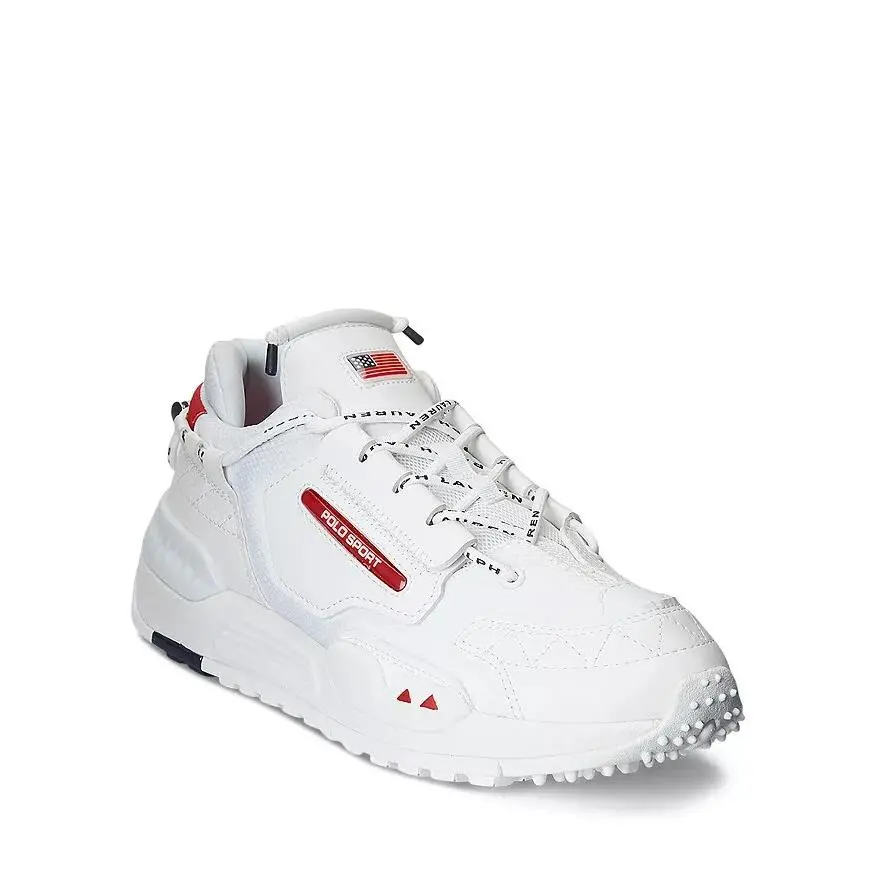 Ralph Lauren shoes - Low Top - Low Top - Polo Sport - White / Navy / Rl2000 Red 3
