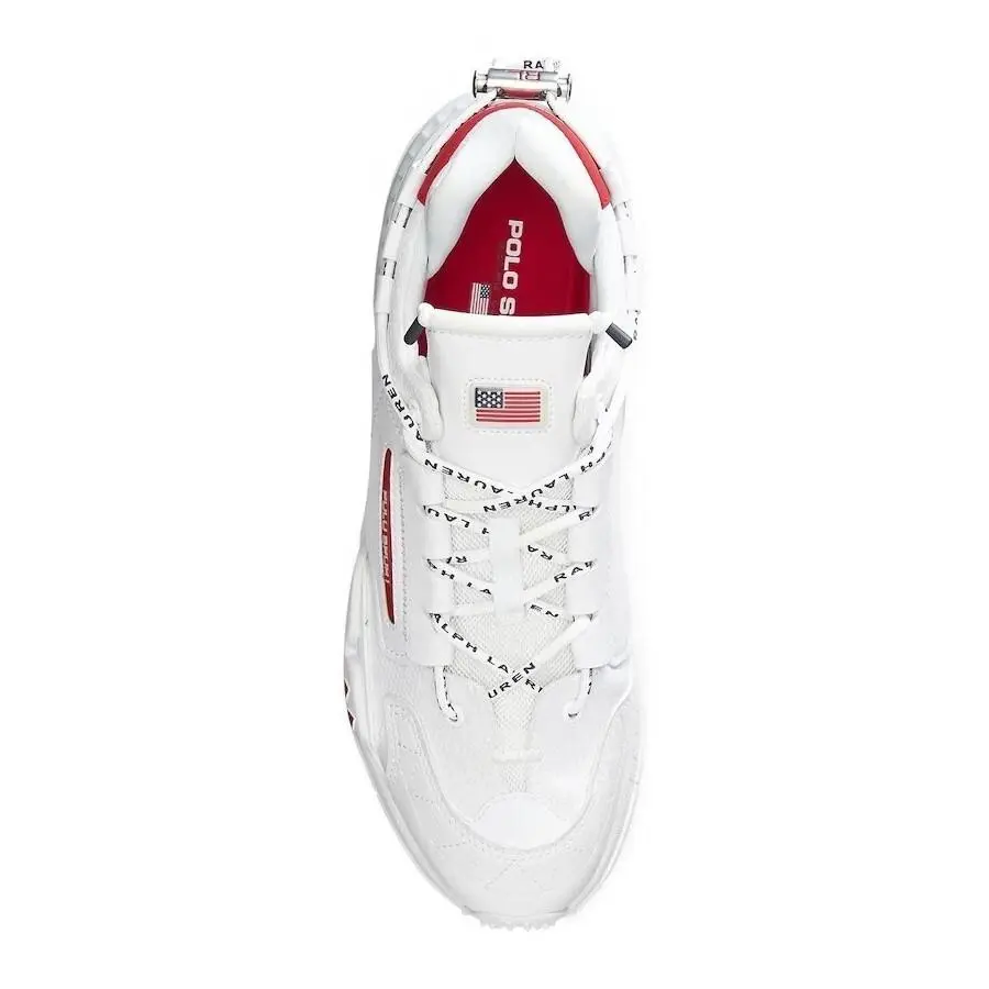 Ralph Lauren shoes - Low Top - Low Top - Polo Sport - White / Navy / Rl2000 Red 3