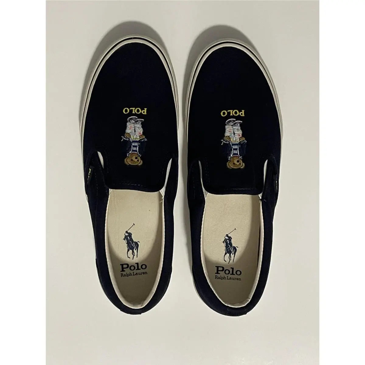 Ralph Lauren shoes - Polo Ralph Lauren Keaton Polo Bear - 816861089001 - Navy/White 4
