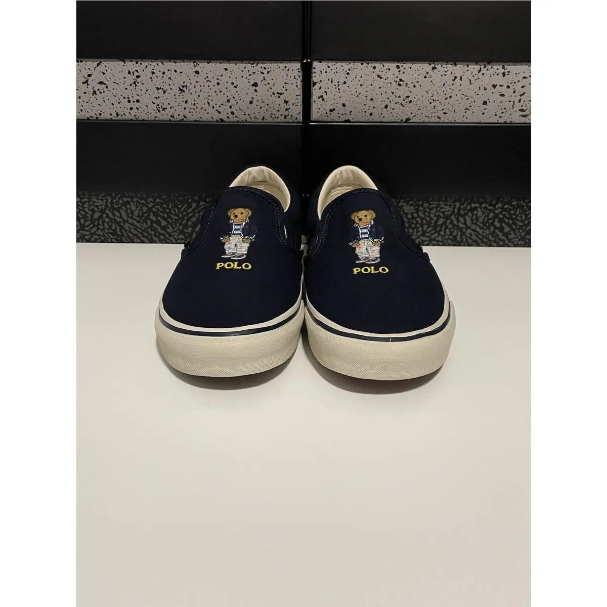 Ralph Lauren shoes - Polo Ralph Lauren Keaton Polo Bear - 816861089001 - Navy/White 1