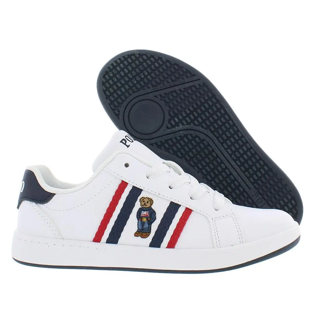 Polo Ralph Lauren Oaklynn Bear Leather GS Boys Shoes