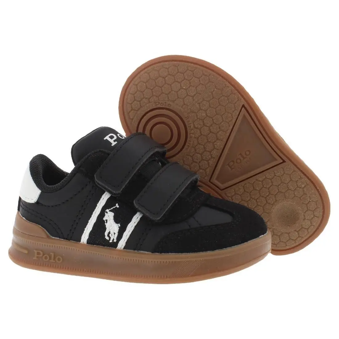 Ralph Lauren shoes - RL00503001T - RL00503001T - Black/White, Main: Black 3