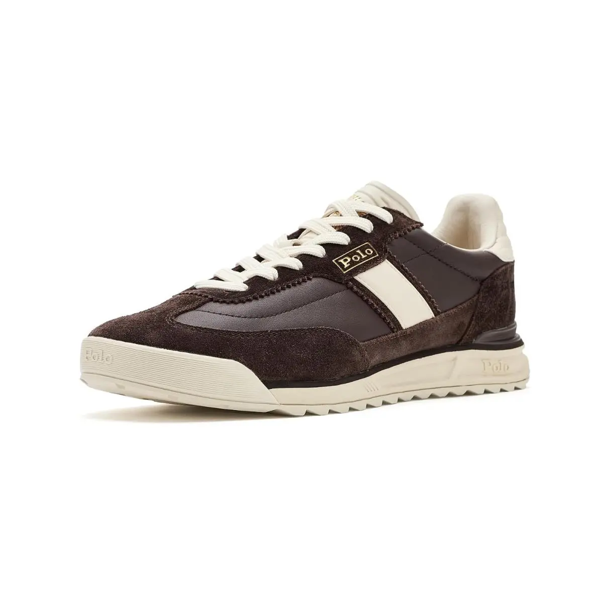 Men`s Sneakers Athletic Shoes Polo Ralph Lauren Varick Leather-suede Sneakers