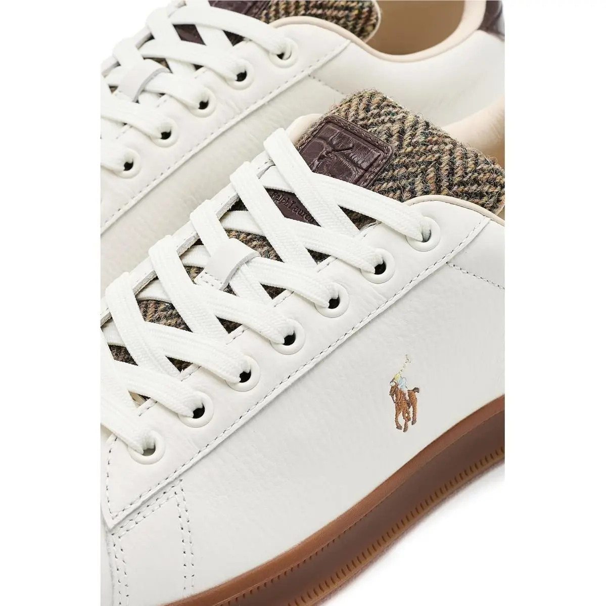 Ralph Lauren shoes - Deckwash White/Brown Multicolor 4