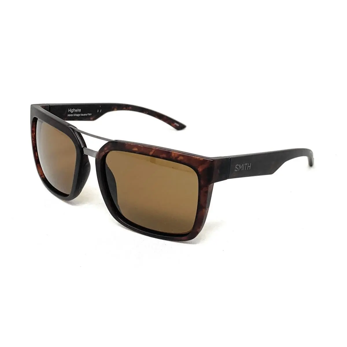Highwire Chromapop Polarized Sunglasses Havana Brown Amber 56mm by Smith Optics