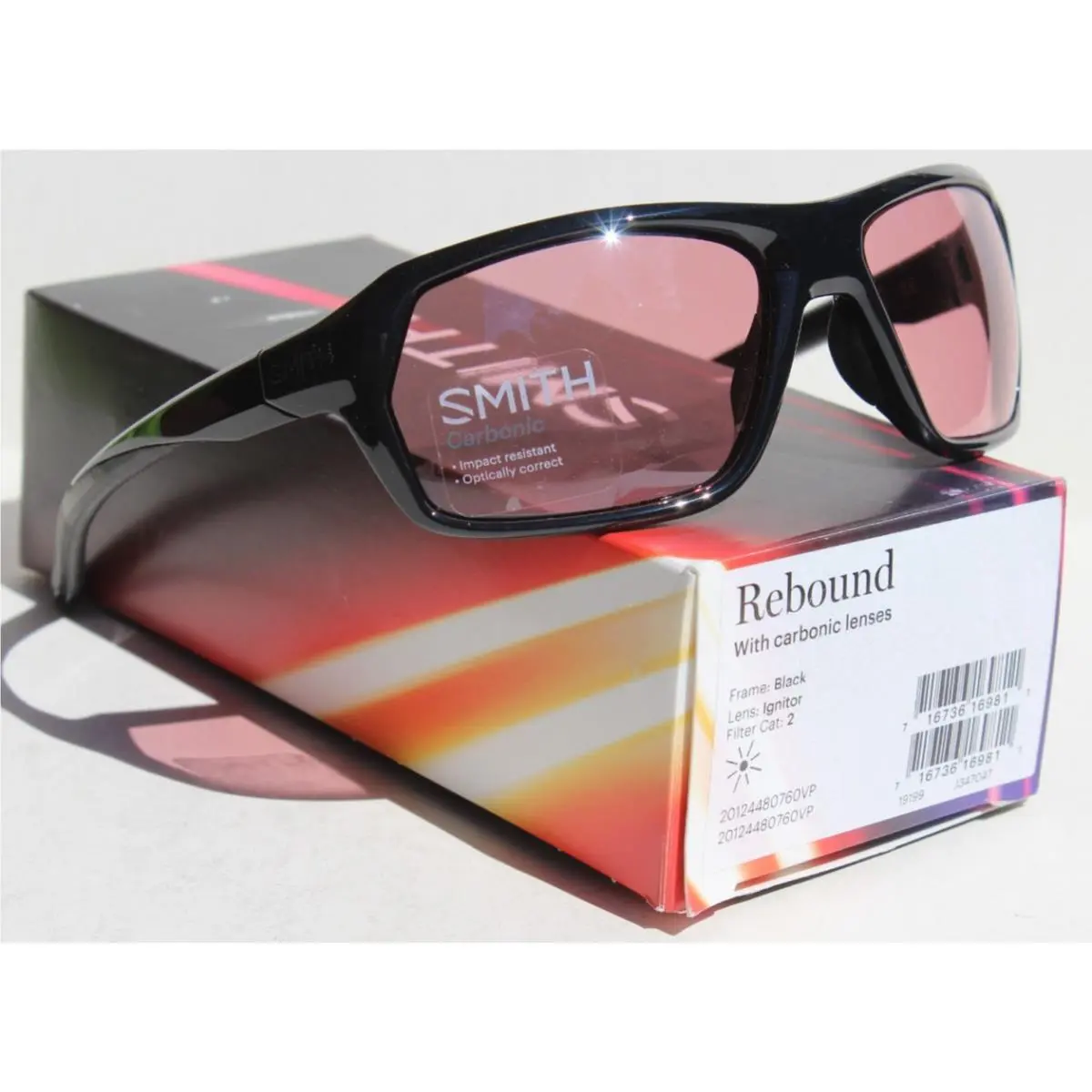 Rebound Sunglasses Black/ignitor Rare by Smith Optics