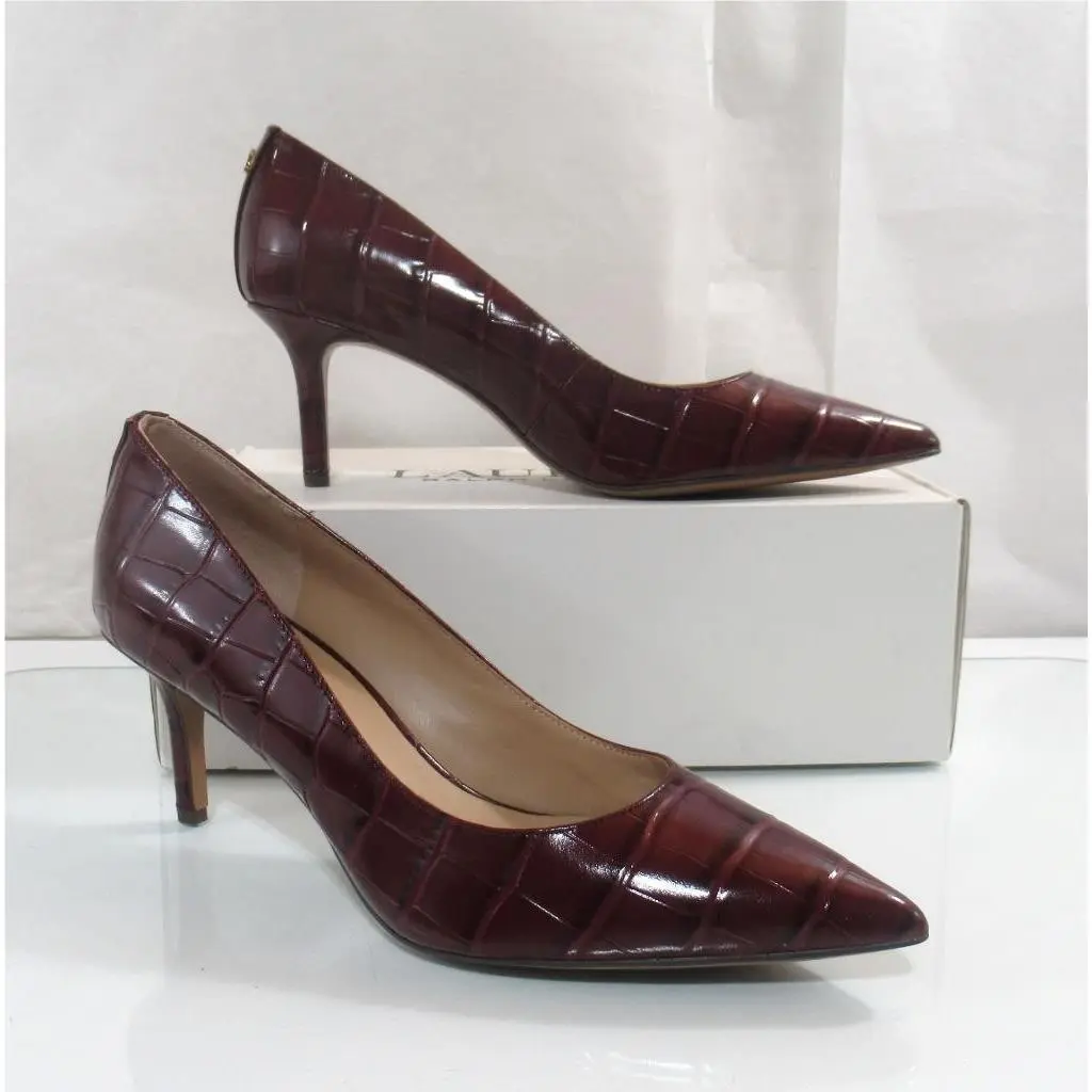 Ralph Lauren shoes - LAUREN Ralph Lauren Lanette - LAUREN Lanette - 802961787004 - Red (UPC: 197205495028) 1