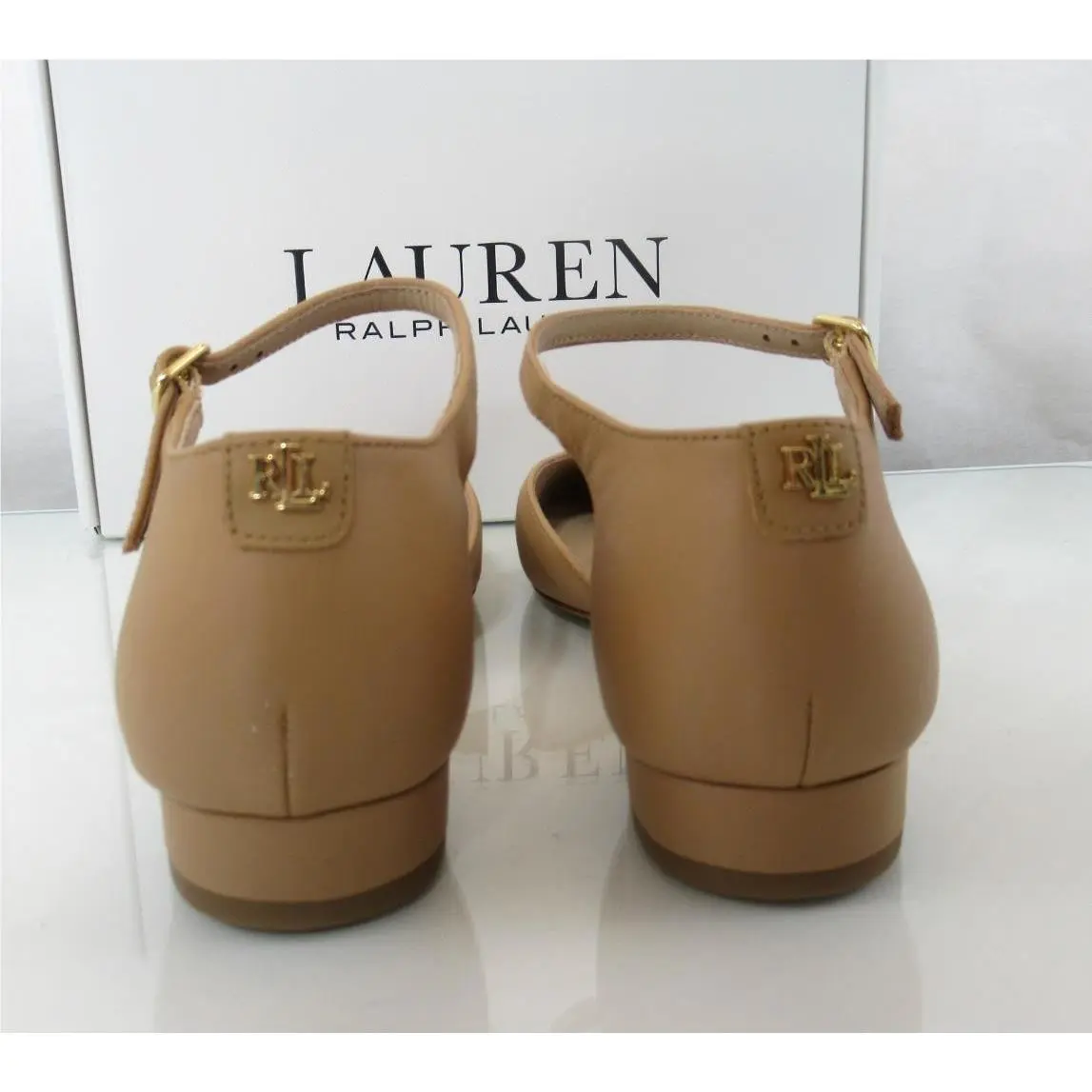 Ralph Lauren shoes - Laure Ralph Lauren Emelie - Laure Emelie - 802966877001 - Beige (UPC: 197205340120) 4