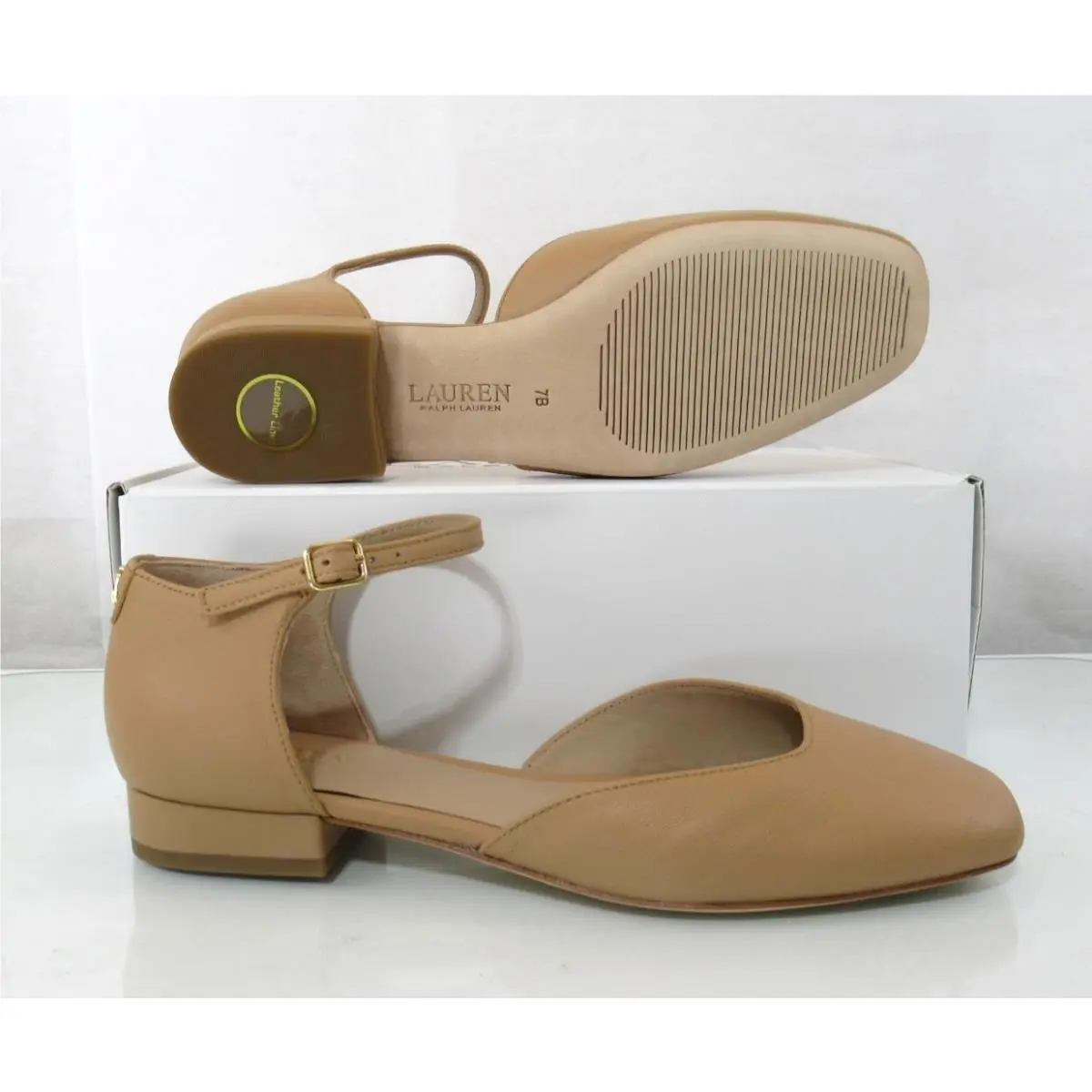 Ralph Lauren shoes - Laure Ralph Lauren Emelie - Laure Emelie - 802966877001 - Beige (UPC: 197205340120) 6