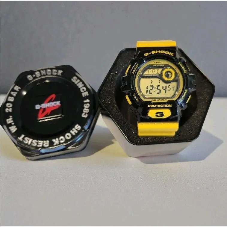 G-shock 3285 Black Yellow Xlarge G-8900SC-1YJF Men`s Digital Sport Watch by Casio