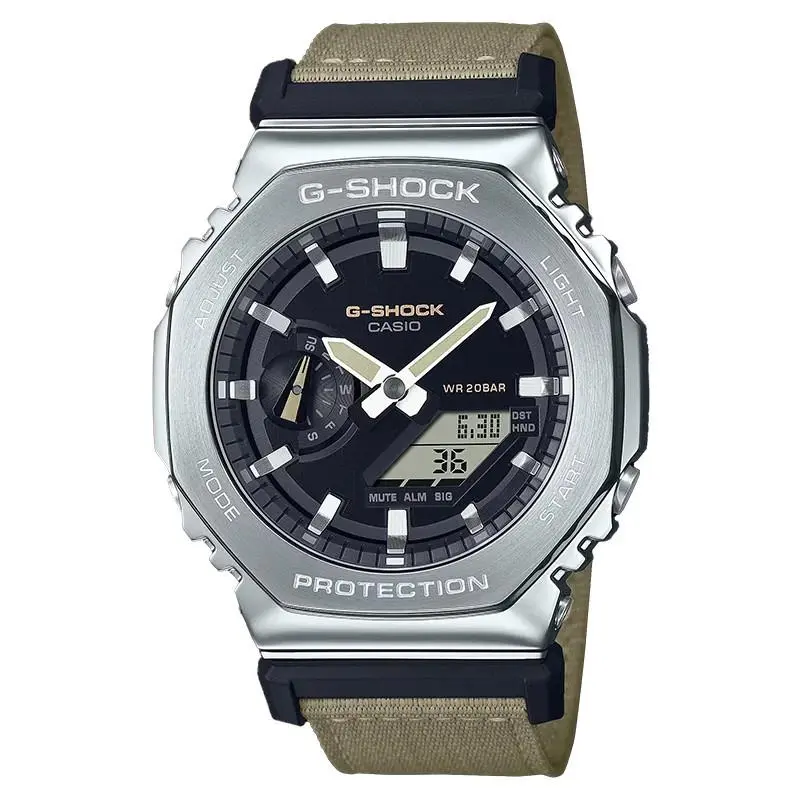 G-shock GM-2100C-5A Fabric Band Steel Bezel A/d Watch by Casio