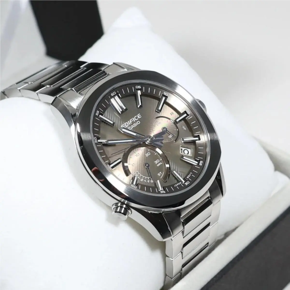 Edifice Solar Bronze Dial Men`s Chronograph Watch EQB-1300DC-5AEF by Casio
