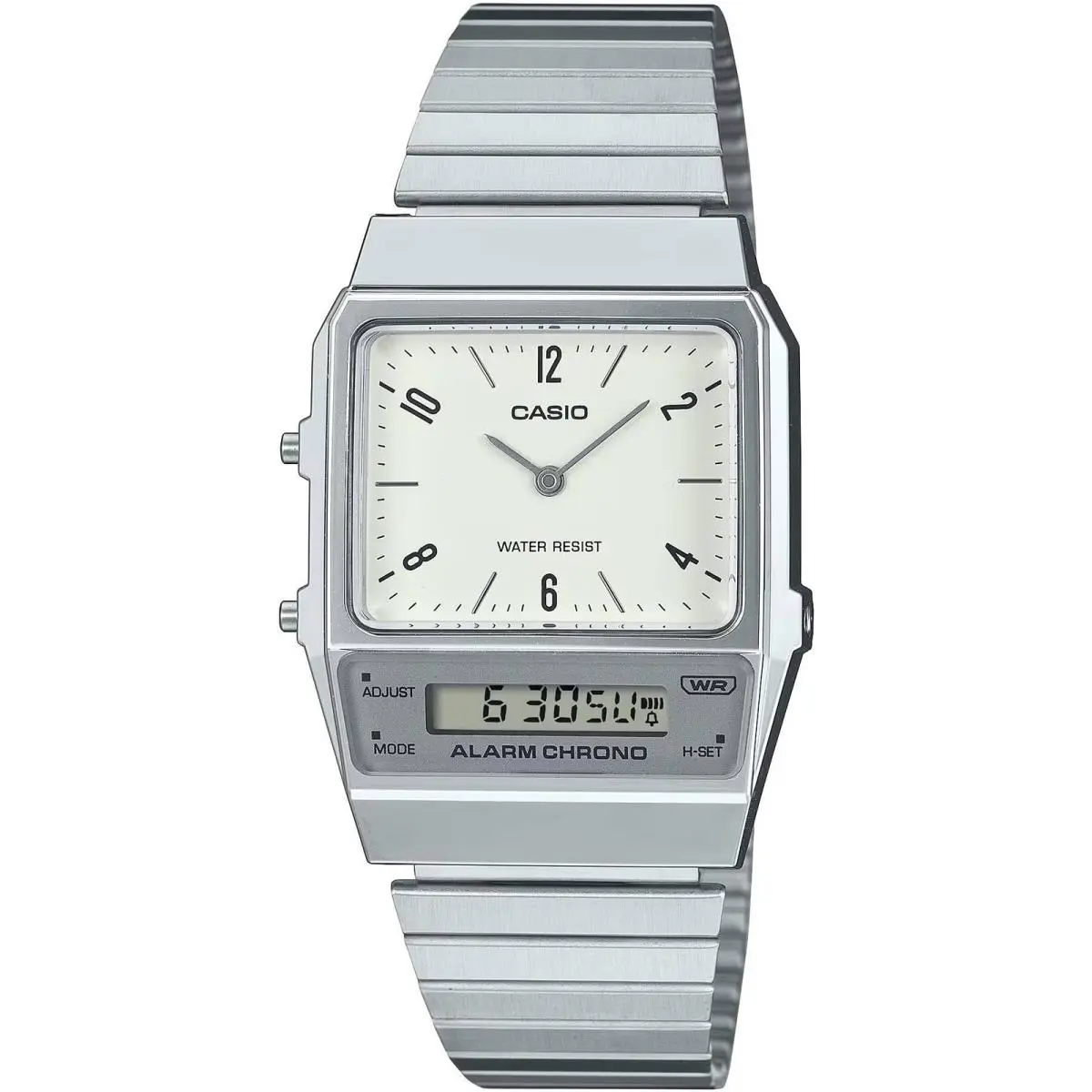 Vintage Retro-modern Ana-digi Stainless Steel Unisex Watch AQ-800E-7A2 by Casio