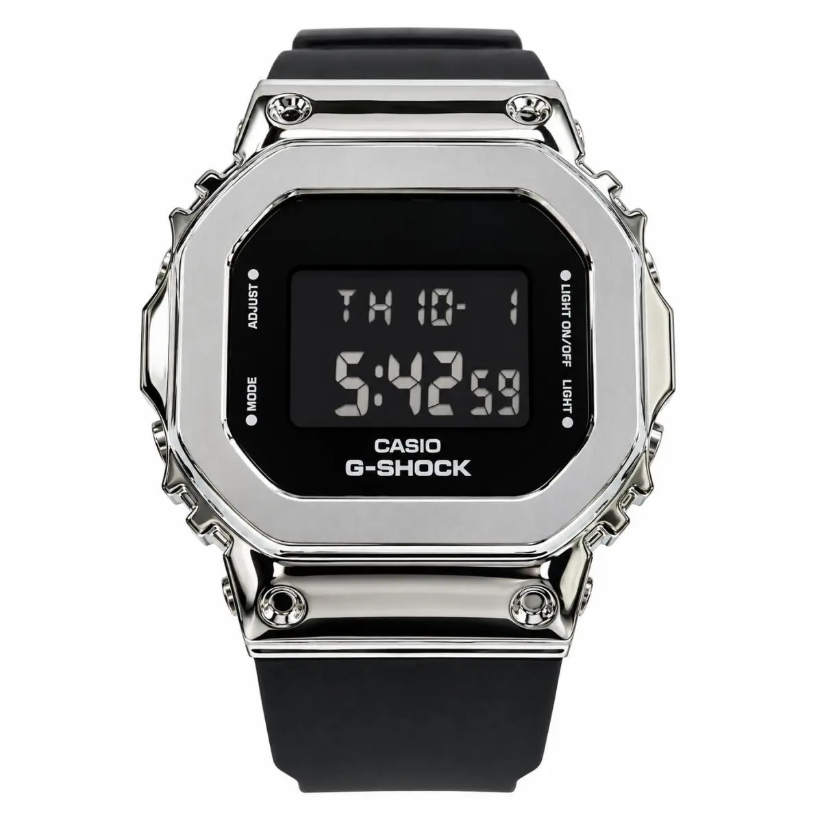 Baby G Shock GMS5600-1 Black Resin Stainless Bezel w Box by Casio