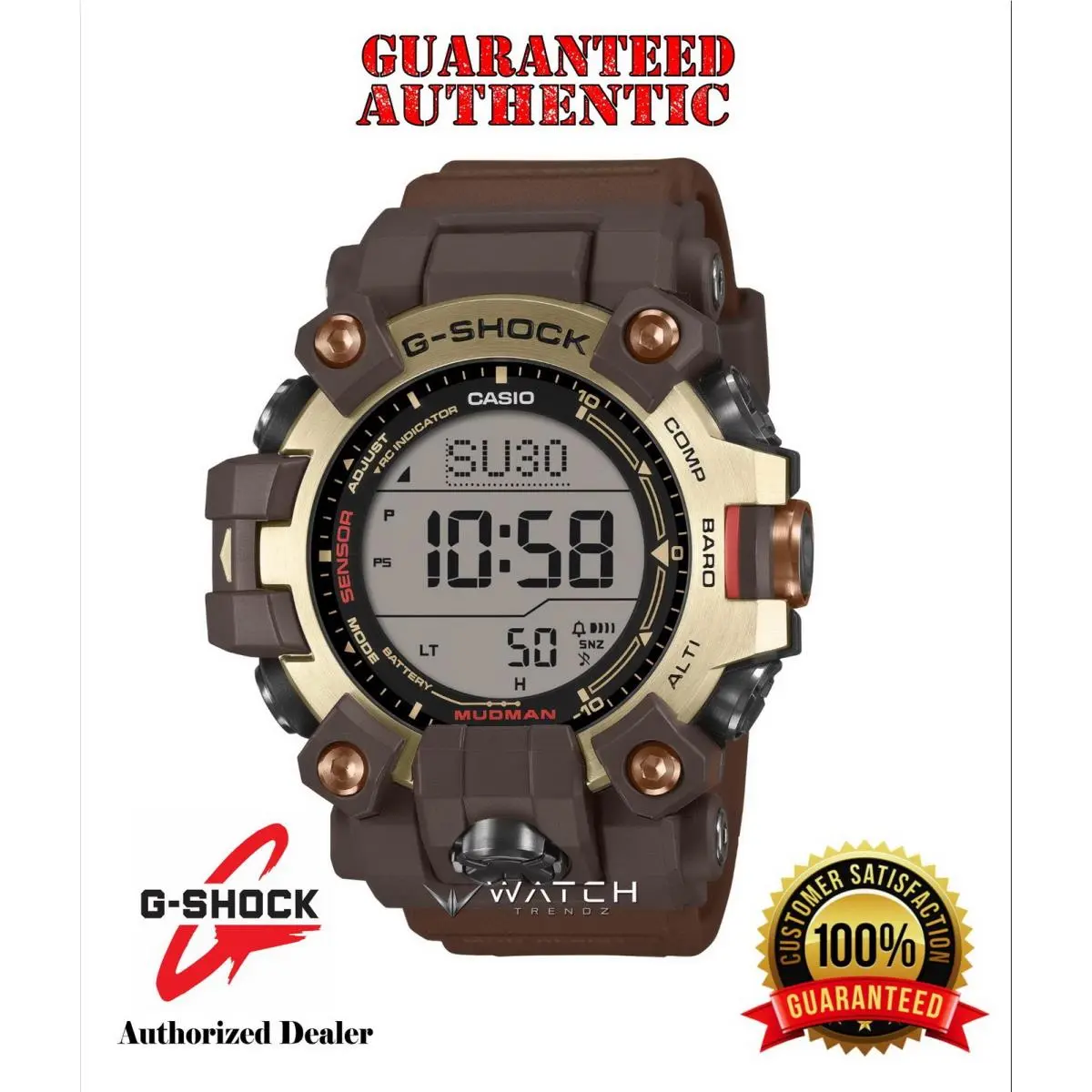 G-shock GW9500MH-5 Mater OF G Land Mudman Atomic Tough Solar Brown Watch by Casio