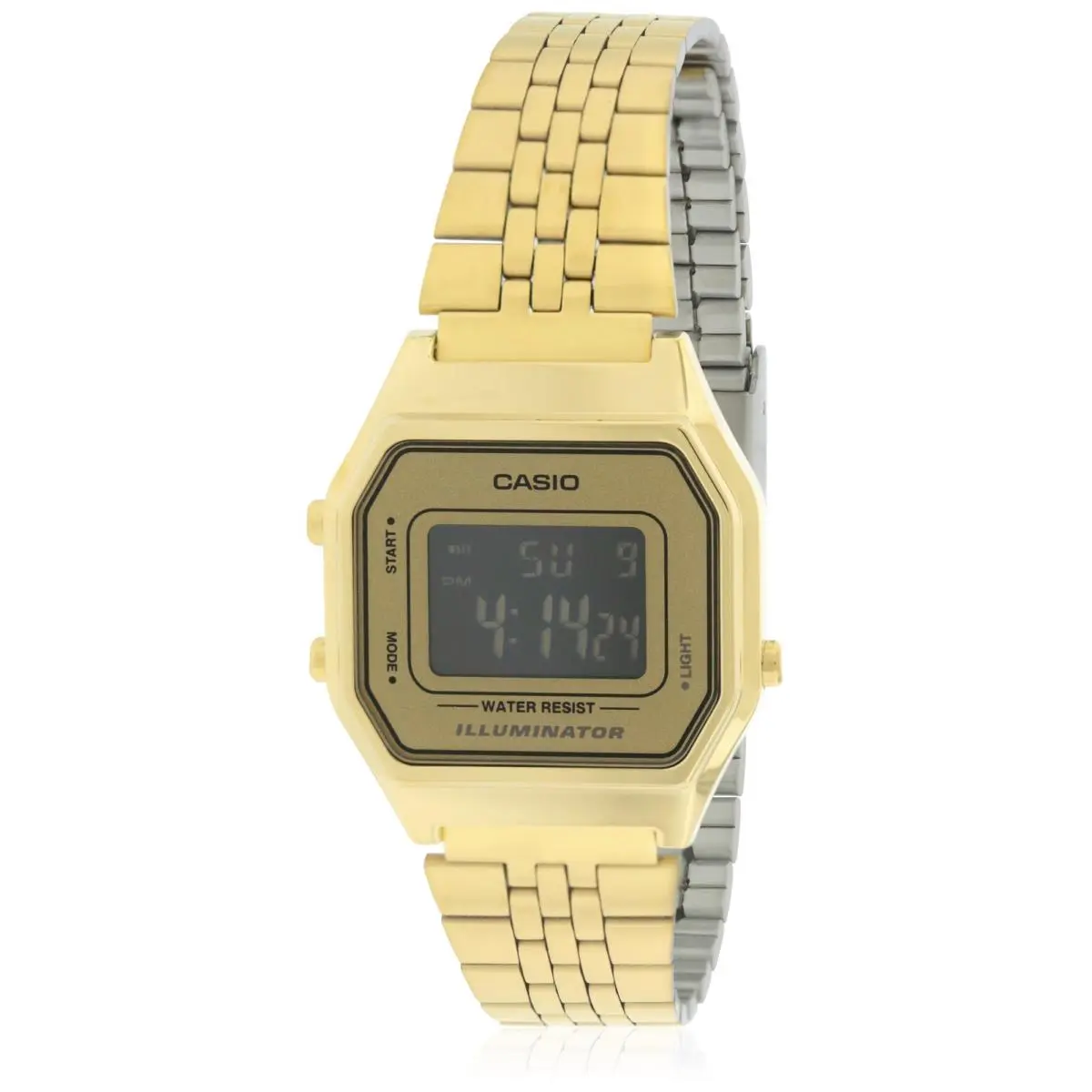 Gold- Tone Digital Retro Ladies Watch LA680WGA-9B by Casio