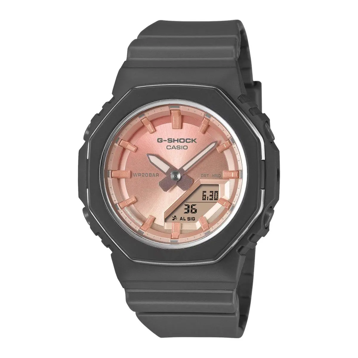 G-shock GMA-P2110SC-4A Pink Dial Metallic Accents Women`s Watch by Casio