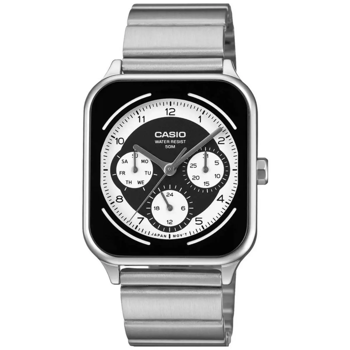 Men`s  Stainless Steel Band Watch MTPM307D MTP-M307D-1B by Casio