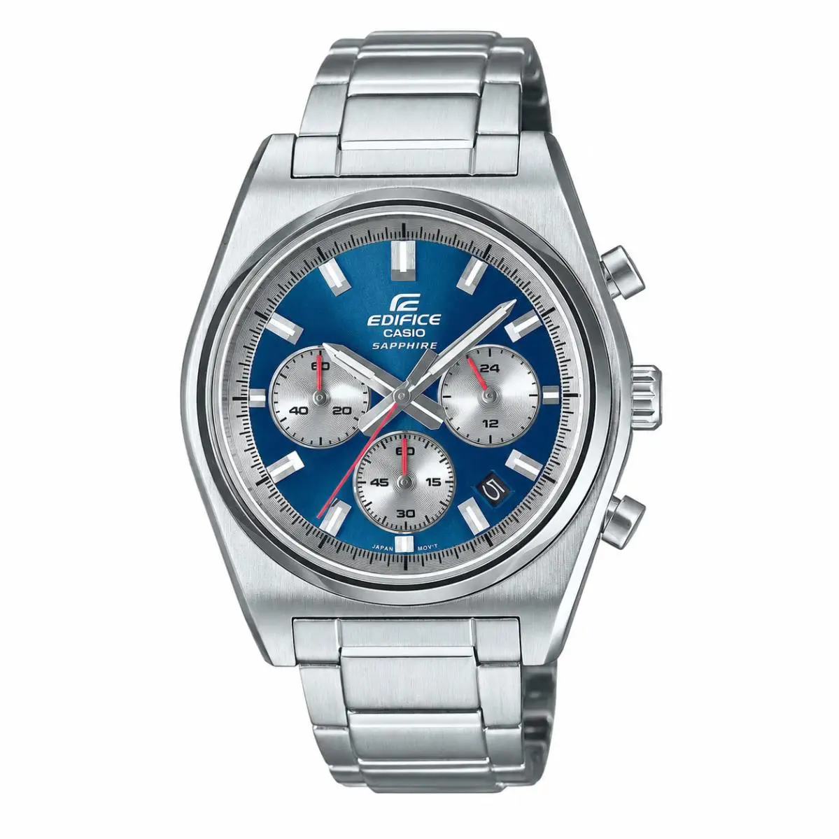Edifice Men`s Chronograph Blue Dial Watch - EFB-730D-2AVUEF by Casio