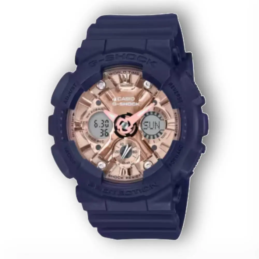 Women`s Gmas120mf-2a2 G-shock 40mm Pink Dial Resin Watch by Casio