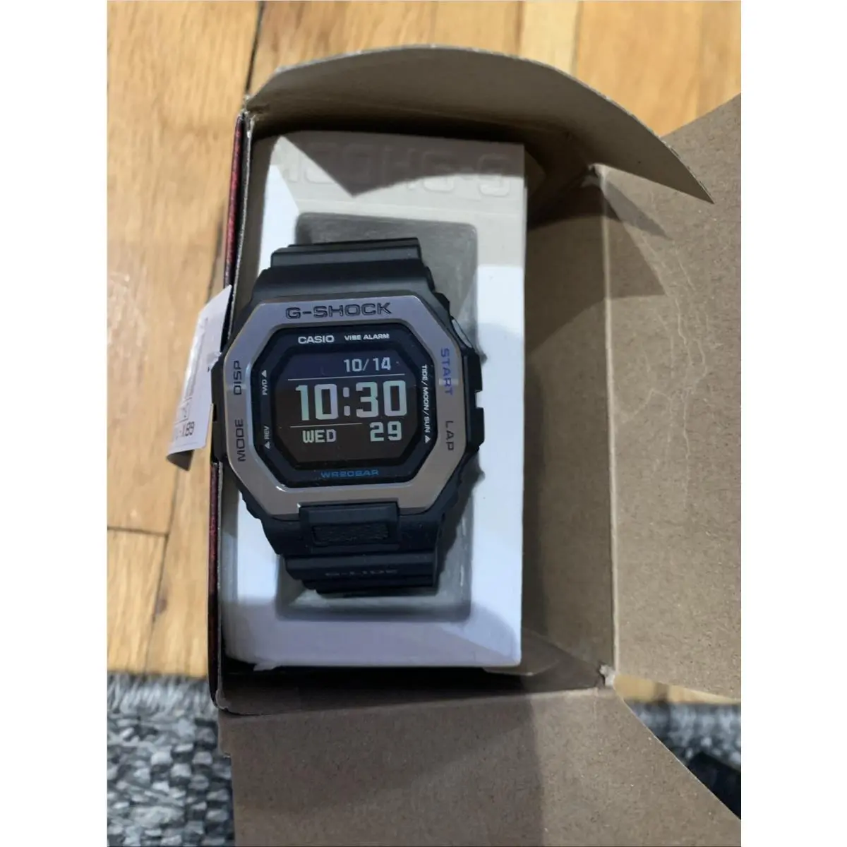 G-shock GBX-100-1DR Bluetooth G-steel Black Resin Digital Men`s Watch by Casio