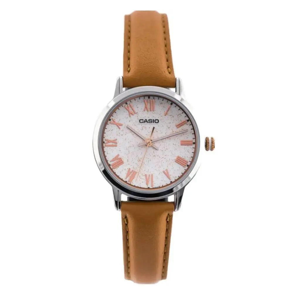 LTPTW100L-7A2 Analog Leather Band Watch by Casio