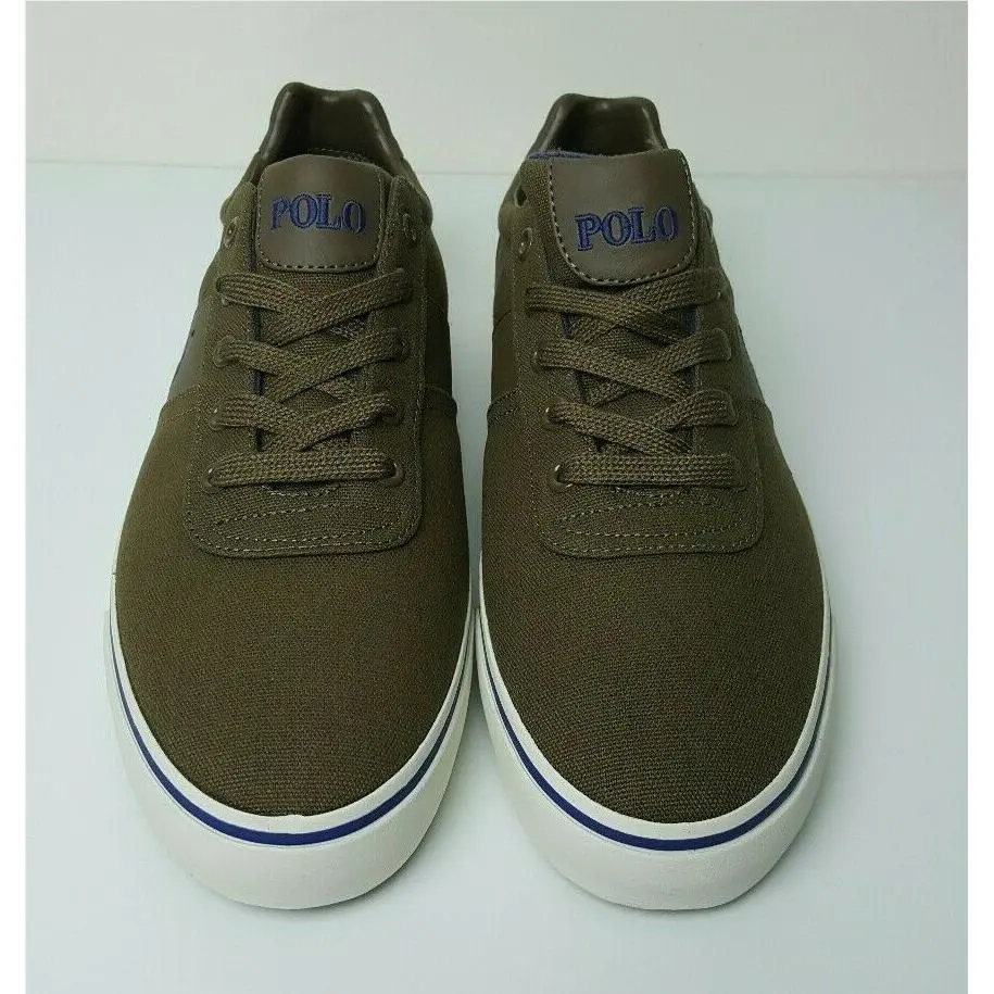 Polo  Hanford Canvas Oilve Sneakers US Size 9.D by Ralph Lauren