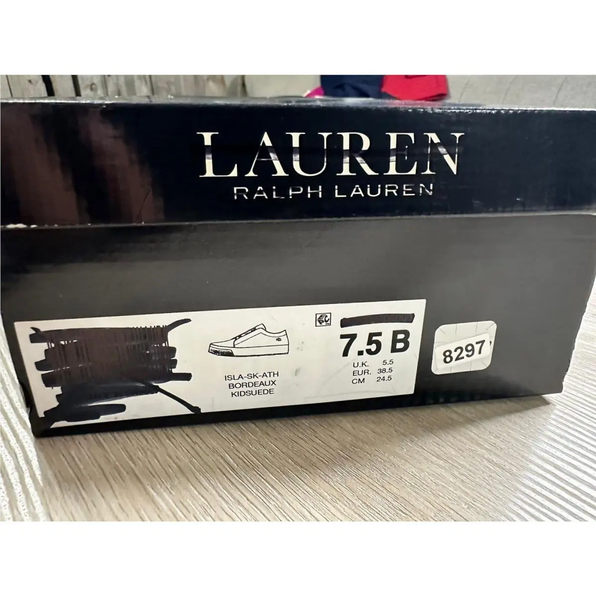 Ralph Lauren shoes - Kidsuede - Kidsuede - Red 7