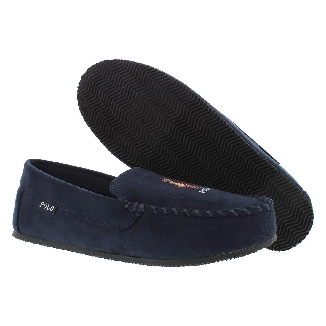 Polo Ralph Lauren Dezi IV Slip On GS Boys Shoes Size 7 Color: Navy/holiday Bear