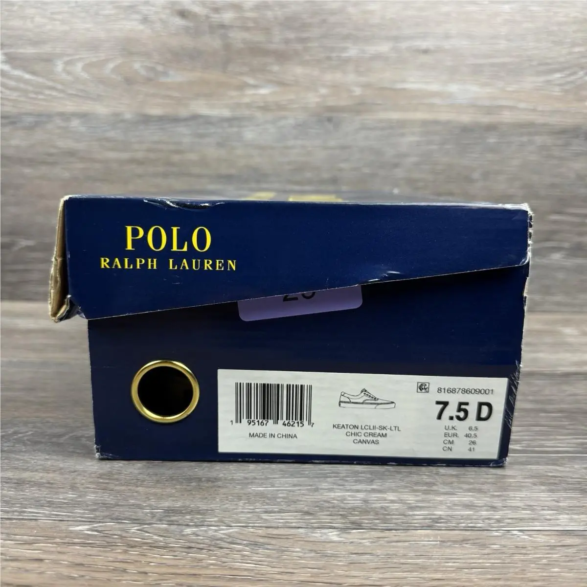 Ralph Lauren shoes - Polo Ralph Lauren Keaton - Polo Keaton - Ivory (UPC: 195167661017) 11