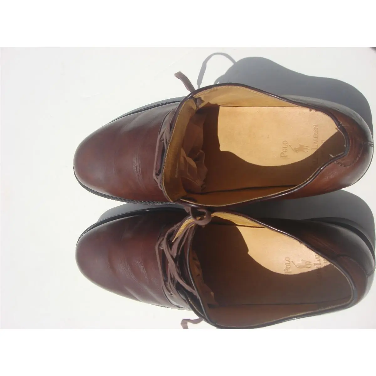 Ralph Lauren shoes - AAM14900 - AAM14900 - BROWN LEATHER (100%) 10
