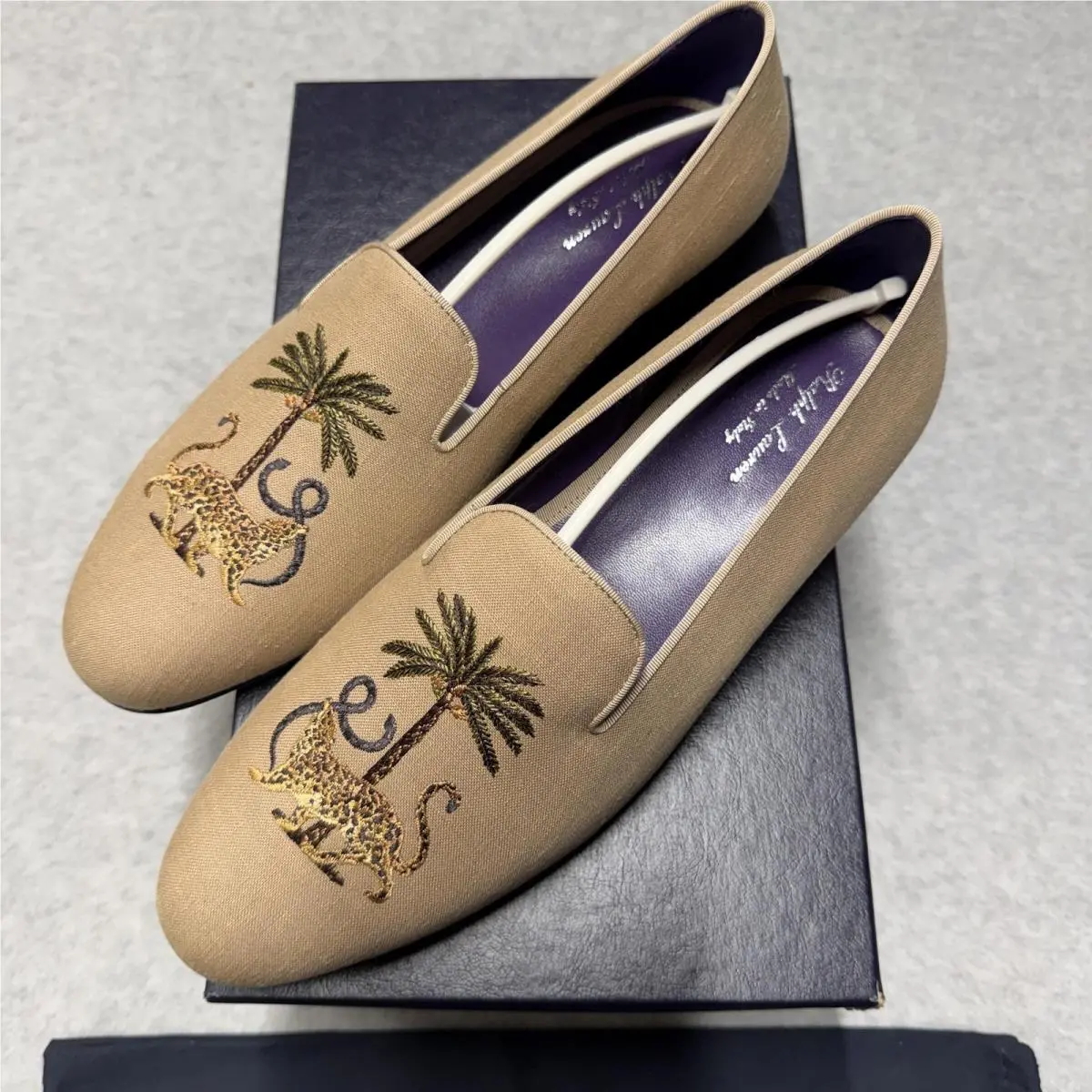 Ralph Lauren shoes - Ralph Lauren Alonzo Palm Jaguar - Beige 0