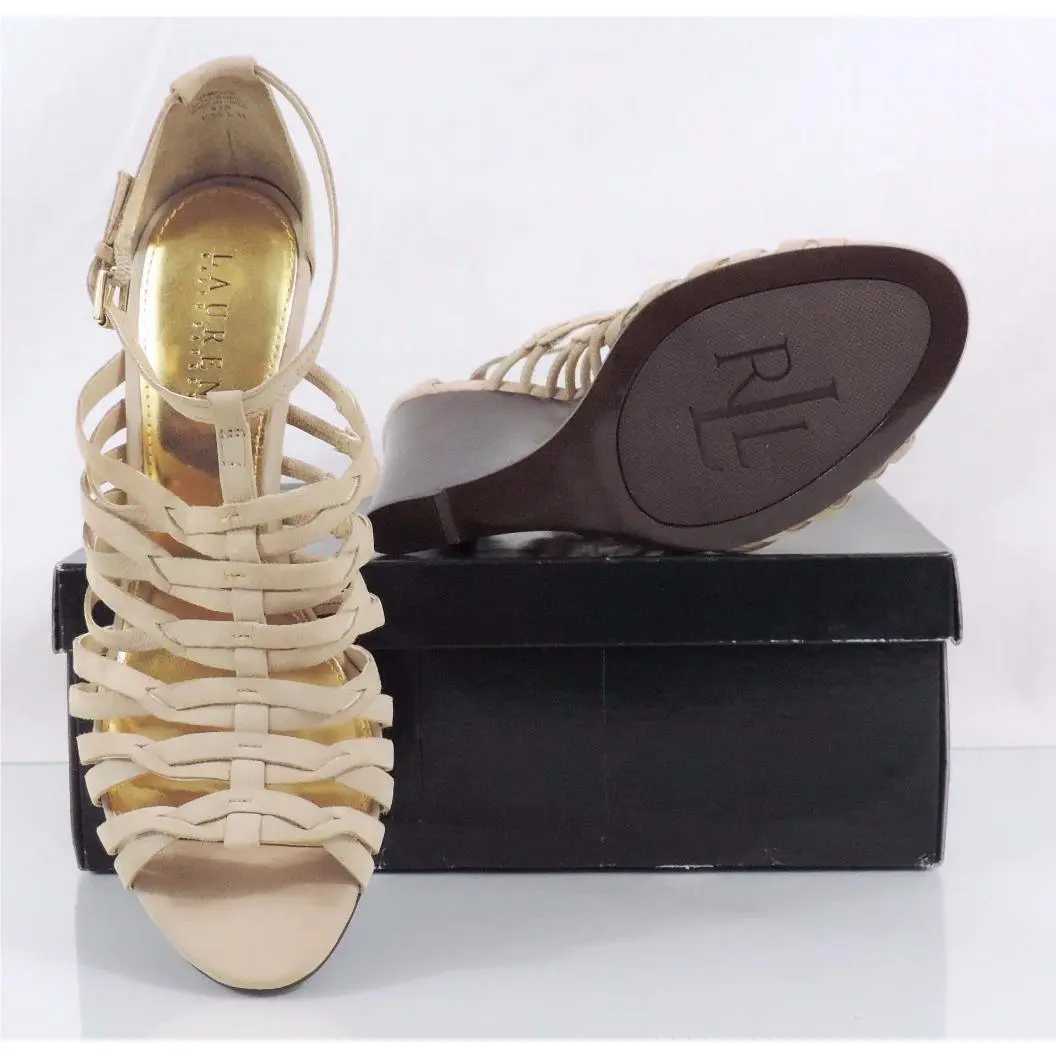 Ralph Lauren shoes - LAUREN Ralph Lauren Damalise - LAUREN Damalise - Beige (UPC: 886380619212) 8