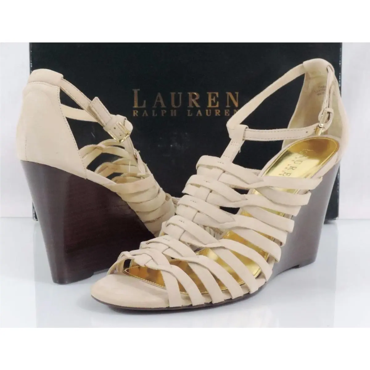 Ralph Lauren shoes - LAUREN Ralph Lauren Damalise - LAUREN Damalise - Beige (UPC: 886380619212) 3